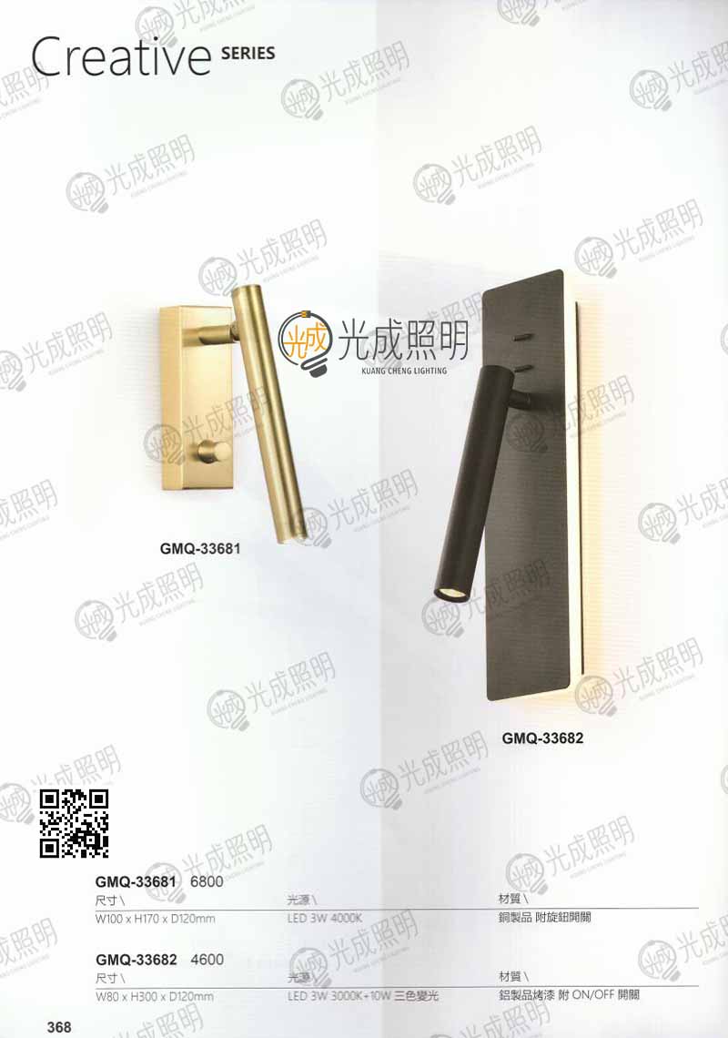 壁燈 GMQ-33681 / GMQ-33682