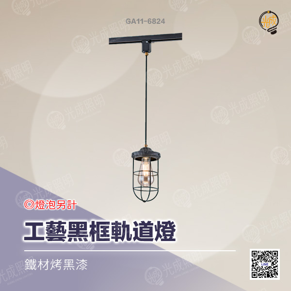 工藝黑框軌道燈
