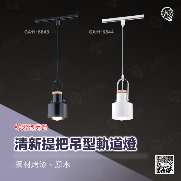 清新提把吊型軌道燈