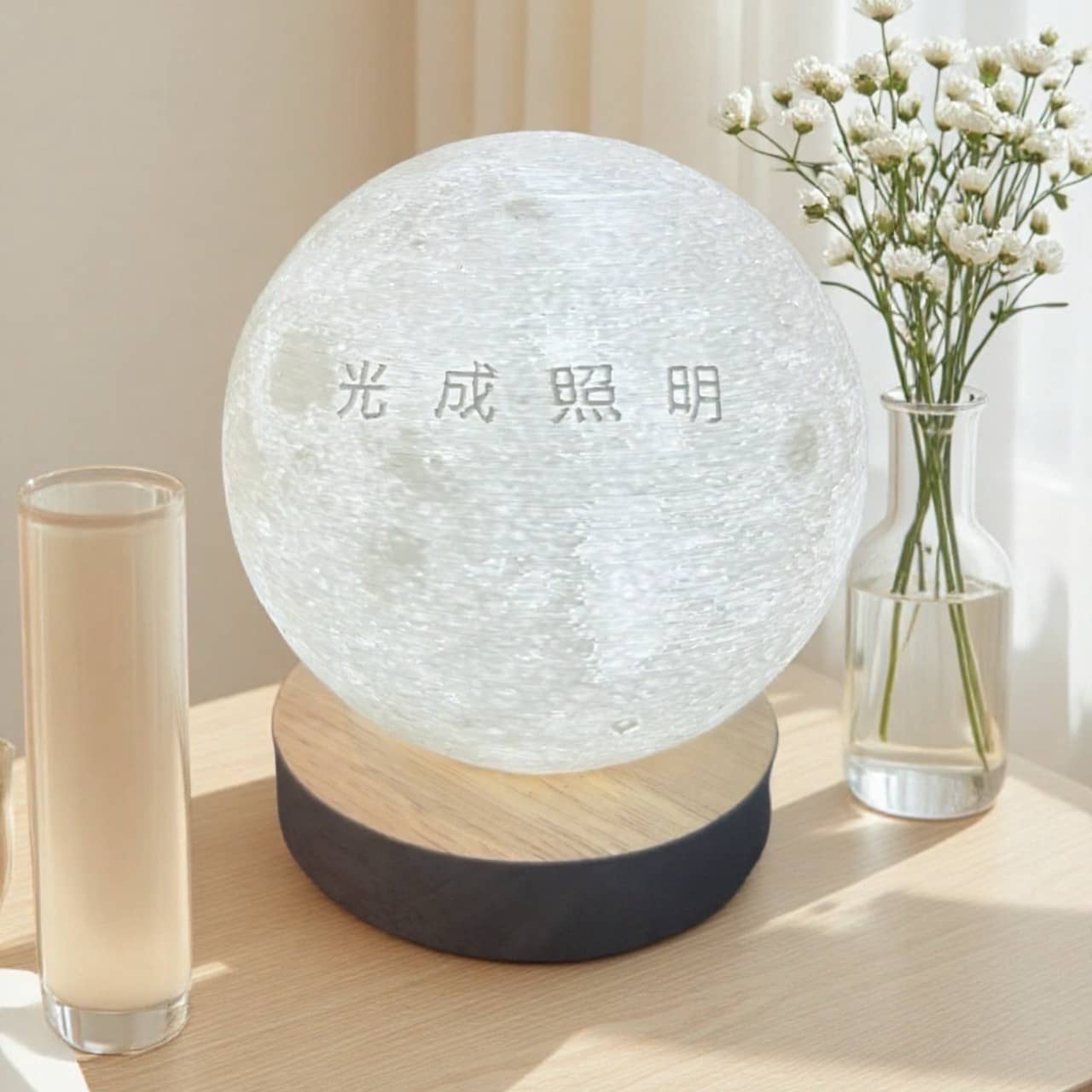 3D 客製化月球造型燈