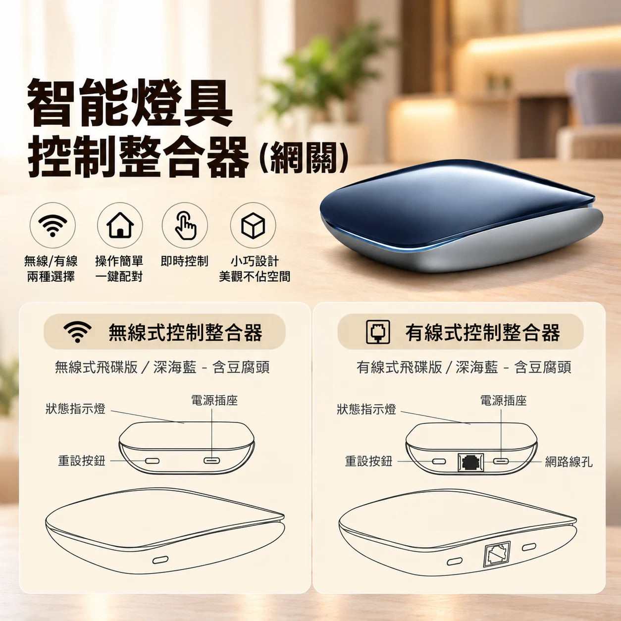 台灣製造 智能控制整合器|無線式/有線式・開通APP控制
